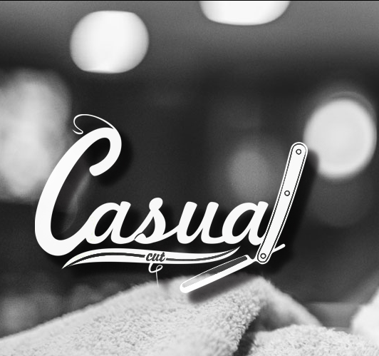 Логотип барбершопа «Cаsual Cut»