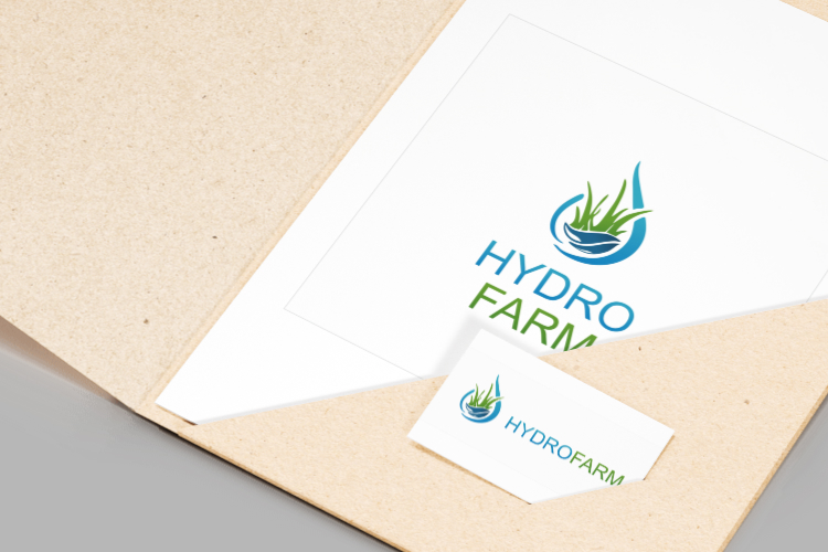 Логотип и фирменный стиль HydroFarm